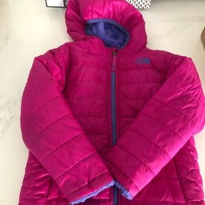 Girls reversible North Face Jacket